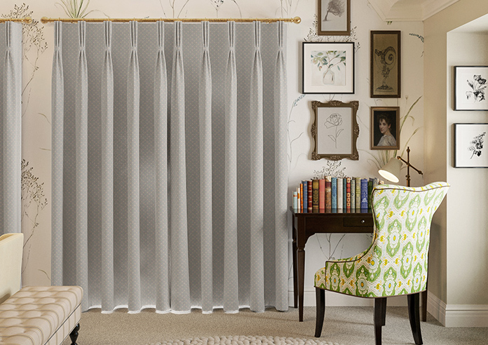 Rae Trellis, Wedgewood - Made to Measure Curtains - Image 7